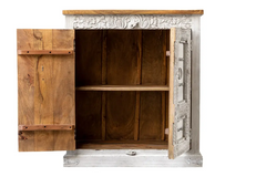 Antique Indian Floral Hand Carved Solid Wooden Vanity 86x40x97cm A0119  -   Antique Indian Floral Hand Carved Solid Wooden Vanity 86x40x97cm A0119  -