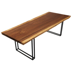 Large Single Slab Solid Wood Jefferson Live Edge Dining Table Large Single Slab Solid Wood Jefferson Live Edge Dining Table