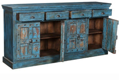 Antique Vintage Doors Large Sideboard Solid Wood And Metal Indian Brocante Antique Vintage Doors Large Sideboard Solid Wood And Metal Indian Brocante