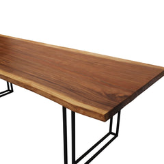 Large Single Slab Solid Wood Jefferson Live Edge Dining Table Large Single Slab Solid Wood Jefferson Live Edge Dining Table