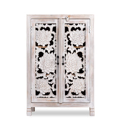 Kalah Hand Carved Solid Wooden Small Cabinet 75x40x120cm KLA0117 Kalah Hand Carved Solid Wooden Small Cabinet 75x40x120cm KLA0117