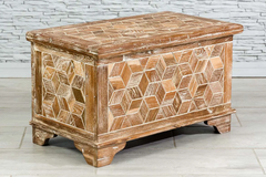 Indian Hand Reclaimed Liberty Solid Wooden Chest Blanket Box Storage Solid Whitewash 78×44×47cm Indian Hand Reclaimed Liberty Solid Wooden Chest Blanket Box Storage Solid Whitewash 78×44×47cm