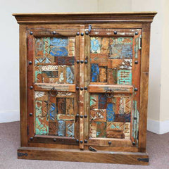 Antique Door Carved Block Solidwood Sideboard Antique Door Carved Block Solidwood Sideboard