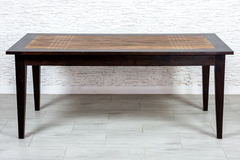 Indian Hand Reclaimed Liberty Solid Wooden Hall Table Coffee Table 180x90x77cm Black Indian Hand Reclaimed Liberty Solid Wooden Hall Table Coffee Table 180x90x77cm Black