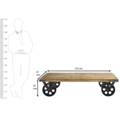 The Attic Milwaukee Coffee Table Natural The Attic Milwaukee Coffee Table Natural