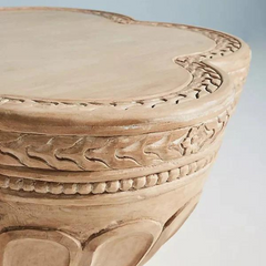 Heritage Heirlooms Solid Mango Wood Floral Hand Carved Coffee table Heritage Heirlooms Solid Mango Wood Floral Hand Carved Coffee table