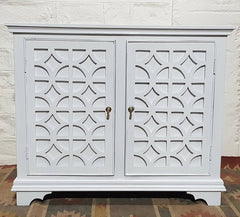 French Arched Hand Carved Solid Wood Buffet Sideboard White French Arched Hand Carved Solid Wood Buffet Sideboard White