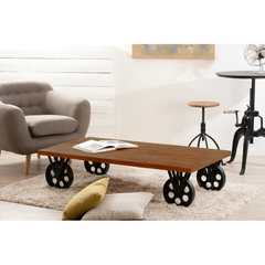 The Attic Milwaukee Coffee Table Honey The Attic Milwaukee Coffee Table Honey