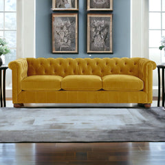 Chesterfield Brenna 3 Seater Solid Wood Fabric Sofa CHSE07 Chesterfield Brenna 3 Seater Solid Wood Fabric Sofa CHSE07