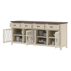 French Arched Indian Solid Wood 4 Drawers Extra Large Long Sideboard French Arched Indian Solid Wood 4 Drawers Extra Large Long Sideboard