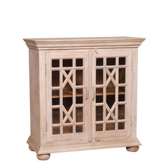 French Arched Hand Carved Indian Solid Wood Glass Door Small Buffet Cabinet French Arched Hand Carved Indian Solid Wood Glass Door Small Buffet Cabinet