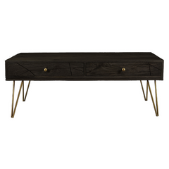 The Attic Oslo Solid Wood Coffee Table Walnut The Attic Oslo Solid Wood Coffee Table Walnut