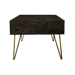 The Attic Oslo Solid Wood Coffee Table Walnut The Attic Oslo Solid Wood Coffee Table Walnut