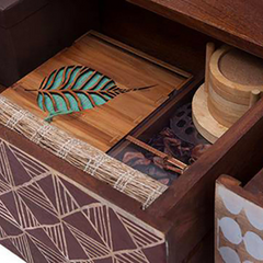 The Attic Vicent Solid Wood Sideboard Honey The Attic Vicent Solid Wood Sideboard Honey