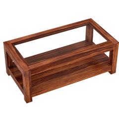 The Attic Riva Solid Wood Coffee Table Honey The Attic Riva Solid Wood Coffee Table Honey