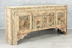 Antique Hand Carved Solid Wood Console Hall Table 101 Antique Hand Carved Solid Wood Console Hall Table 101