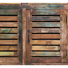 The Attic Wyoming Solid Wood Sideboard Multicolor The Attic Wyoming Solid Wood Sideboard Multicolor