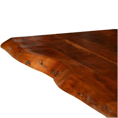Live Edge Acacia Wood Trestle Farmhouse Dining Table Live Edge Acacia Wood Trestle Farmhouse Dining Table