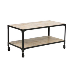 The Attic Solid Wood Coffee Table Natural The Attic Solid Wood Coffee Table Natural