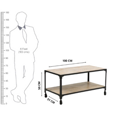 The Attic Solid Wood Coffee Table Natural The Attic Solid Wood Coffee Table Natural