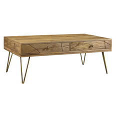 The Attic Solid Wood Coffee Table Natural The Attic Solid Wood Coffee Table Natural