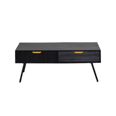 The Attic Solid Wood Modern Style Coffee Table Black The Attic Solid Wood Modern Style Coffee Table Black