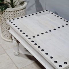 Antique Indian Reclaimed Hand Solid Wooden Rustic Coffee Table Whitewash 90x60x50cm Antique Indian Reclaimed Hand Solid Wooden Rustic Coffee Table Whitewash 90x60x50cm