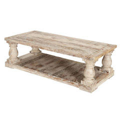 The Attic Troyes Mango Wood Coffee Table Natural The Attic Troyes Mango Wood Coffee Table Natural