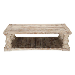 The Attic Troyes Mango Wood Coffee Table Natural The Attic Troyes Mango Wood Coffee Table Natural