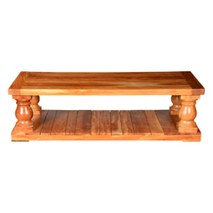 The Attic Troyes Mango Wood Coffee Table Honey The Attic Troyes Mango Wood Coffee Table Honey