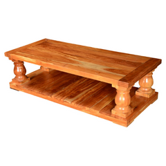 The Attic Troyes Mango Wood Coffee Table Honey The Attic Troyes Mango Wood Coffee Table Honey