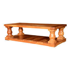 The Attic Troyes Mango Wood Coffee Table Honey The Attic Troyes Mango Wood Coffee Table Honey