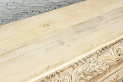 Antique Hand Carved Solid Wood Console Hall Table 101 Antique Hand Carved Solid Wood Console Hall Table 101