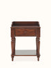 Indian Hand Carved Solid Wood Bedside Table 82 Indian Hand Carved Solid Wood Bedside Table 82