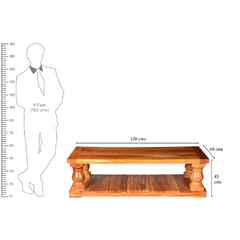 The Attic Troyes Mango Wood Coffee Table Honey The Attic Troyes Mango Wood Coffee Table Honey