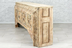 Antique Hand Carved Solid Wood Console Hall Table 101 Antique Hand Carved Solid Wood Console Hall Table 101