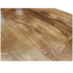 Indian Solid Wood Extendable Farmhouse Dining Table Chocolate Indian Solid Wood Extendable Farmhouse Dining Table Chocolate