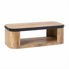 The Attic Wexford Mango Wood Coffee Table Natural The Attic Wexford Mango Wood Coffee Table Natural