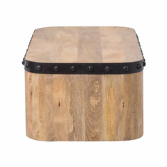 The Attic Wexford Mango Wood Coffee Table Natural The Attic Wexford Mango Wood Coffee Table Natural