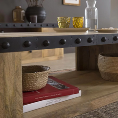 The Attic Wexford Mango Wood Coffee Table Natural The Attic Wexford Mango Wood Coffee Table Natural