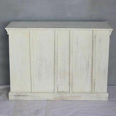 Antique Indian Old Door Sideboard White Antique Indian Old Door Sideboard White