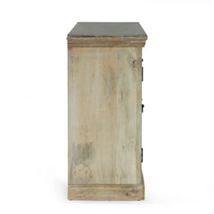 Indian Handmade Solid Wood 2 Door & 3 Drawers Carved Sideboard Indian Handmade Solid Wood 2 Door & 3 Drawers Carved Sideboard