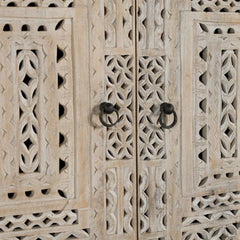 Carved Oasis Handmade Solid Mango Wood Carvings Large Sideboard Carved Oasis Handmade Solid Mango Wood Carvings Large Sideboard