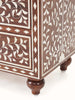 Bone Inlay Sheesham Wood Bedside Table 79 Bone Inlay Sheesham Wood Bedside Table 79