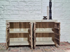 Indian Antique Old Door Solid Wood Buffet Sideboard Indian Antique Old Door Solid Wood Buffet Sideboard