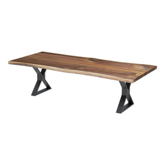 Laconia Solid Wood Handcrafted Single Slab Live Edge Dining Table Laconia Solid Wood Handcrafted Single Slab Live Edge Dining Table