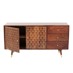 The Attic Antony Solid Wood Sideboard Honey The Attic Antony Solid Wood Sideboard Honey