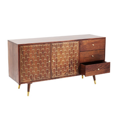 The Attic Antony Solid Wood Sideboard Honey The Attic Antony Solid Wood Sideboard Honey