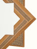 Hand Carved Marquetry Star Shaped Wall Mirror 09 Hand Carved Marquetry Star Shaped Wall Mirror 09