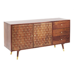 The Attic Antony Solid Wood Sideboard Honey The Attic Antony Solid Wood Sideboard Honey